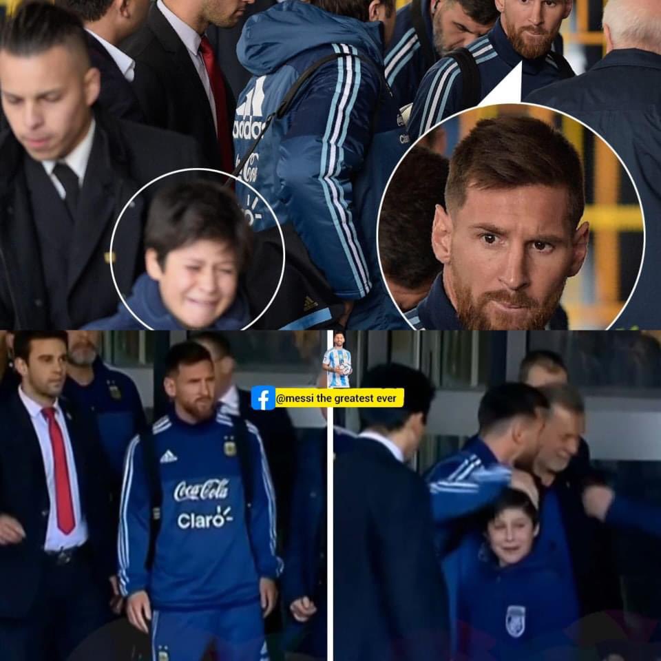 MessiFCWorld's tweet photo. Angel Di Maria 🗣️: "I remember a story that happened with a fan when we were in Argentina. A young child wanted to take a picture with Messi, but the policeman prevented him. He started crying. Messi saw the scene and asked them to bring him. Tears were in his eyes when he saw Messi. He took a picture and asked him for an Argentina shirt.”

“Messi promised him that he would get it and He asked the police to keep him in front of the hotel. Suddenly the child disappeared with the crowd. Messi asked the police to search for him and the press. It took them all day to find out where he lives and they found him and gave him a Messi shirt. It is a really funny story, but the child is lucky because we found him in the end"🔥🐐👑🩷