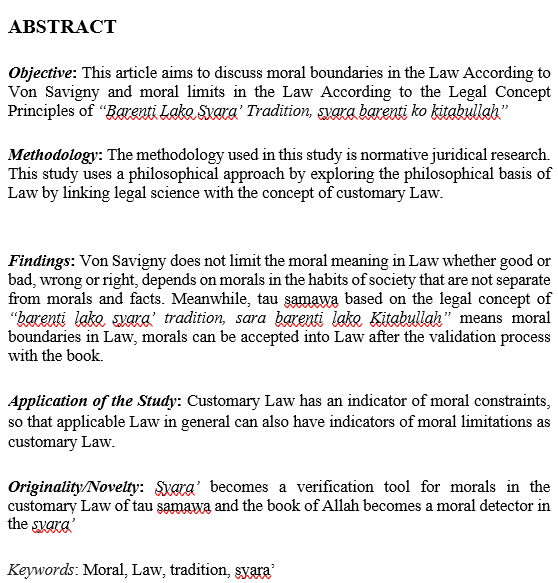 JTL_Journal's tweet photo. Dianto, Dianto. “Study Von Savigny’s Thinking About #Morals in #Law: Understanding Moral in the Concept of Law “Barenti Lako #Syara’ #Tradition, Syara Barenti Lako Kitabullah”.” Journal of Transcendental Law, vol. 2, no. 1, Aug. 2020, pp. 1–10.https://t.co/MQTwzUKu5I. https://t.co/z6kGBkvLeQ