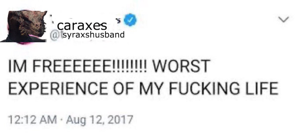 caraxes next week