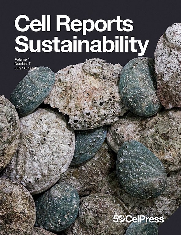 Dr Zoë Doubleday (@zoe_doubleday) on Twitter photo Proud to see our article on the front cover of <a href="/CellRepSustain/">Cell Reports Sustainability</a>. This collage of abalone shells is symbolic of the paper’s key message: how a growing aquaculture sector and responsive fisheries regime can build resilience in food systems.
sciencedirect.com/science/articl… Proud to see our article on the front cover of <a href="/CellRepSustain/">Cell Reports Sustainability</a>. This collage of abalone shells is symbolic of the paper’s key message: how a growing aquaculture sector and responsive fisheries regime can build resilience in food systems.
sciencedirect.com/science/articl…