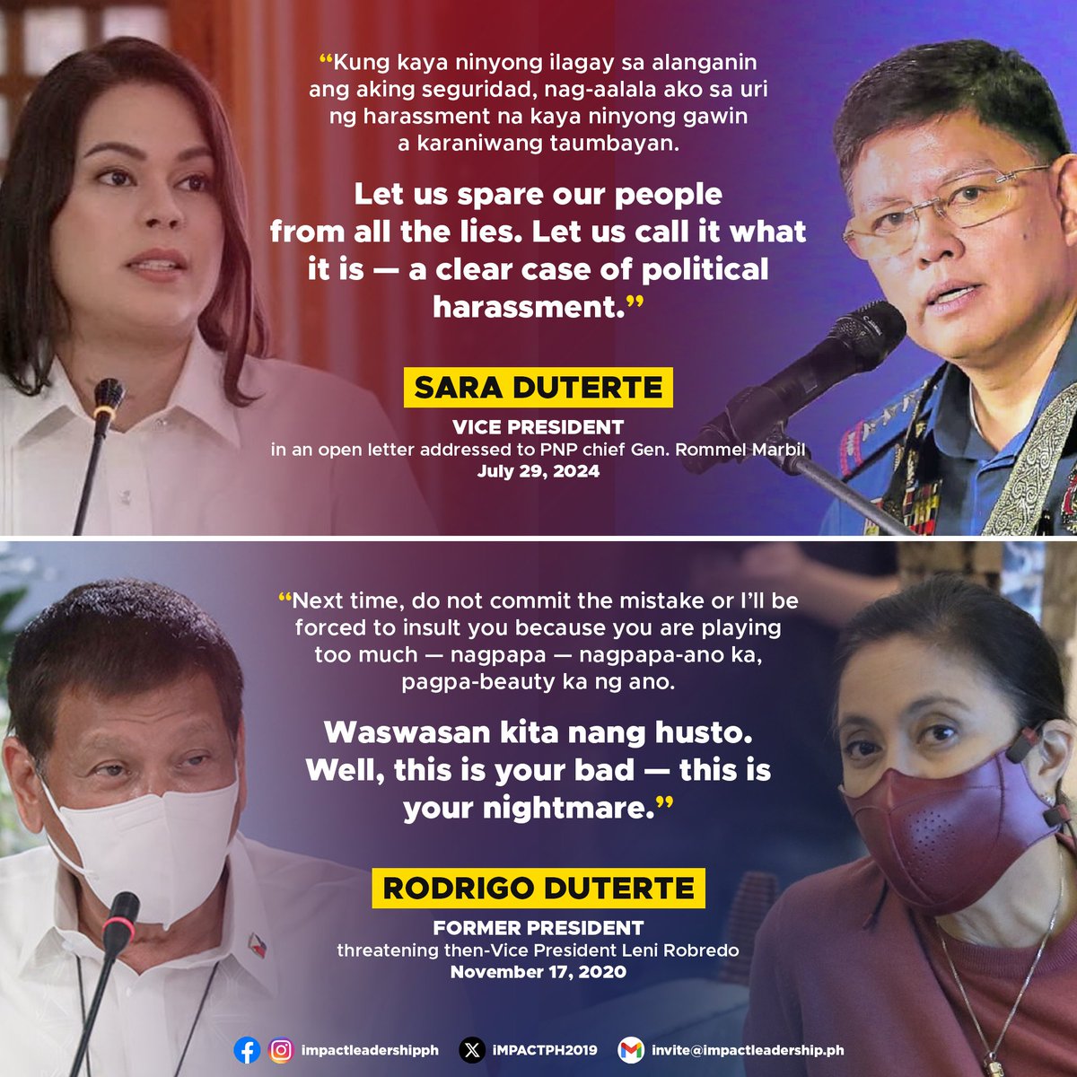 iMPACTPH2019's tweet photo. Political harassment ba kamo? https://t.co/7Qb84VbgRB
