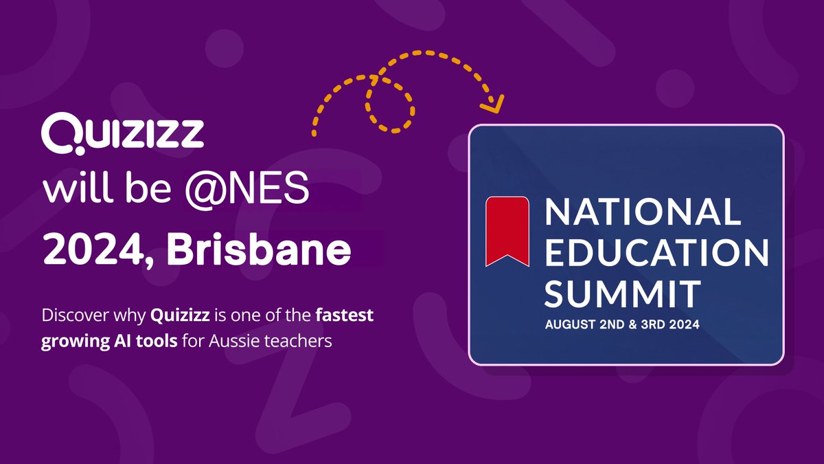 Want to see why @Quizizz  is one of #Australia's fastest adopted new #gamification and #formative #assessment tools in #schools? Be sure to drop by and see us at the <a href="/NatEduSummit/">natedusummit</a>  in #Brisbane this week! 

nationaleducationsummit.com.au/register
