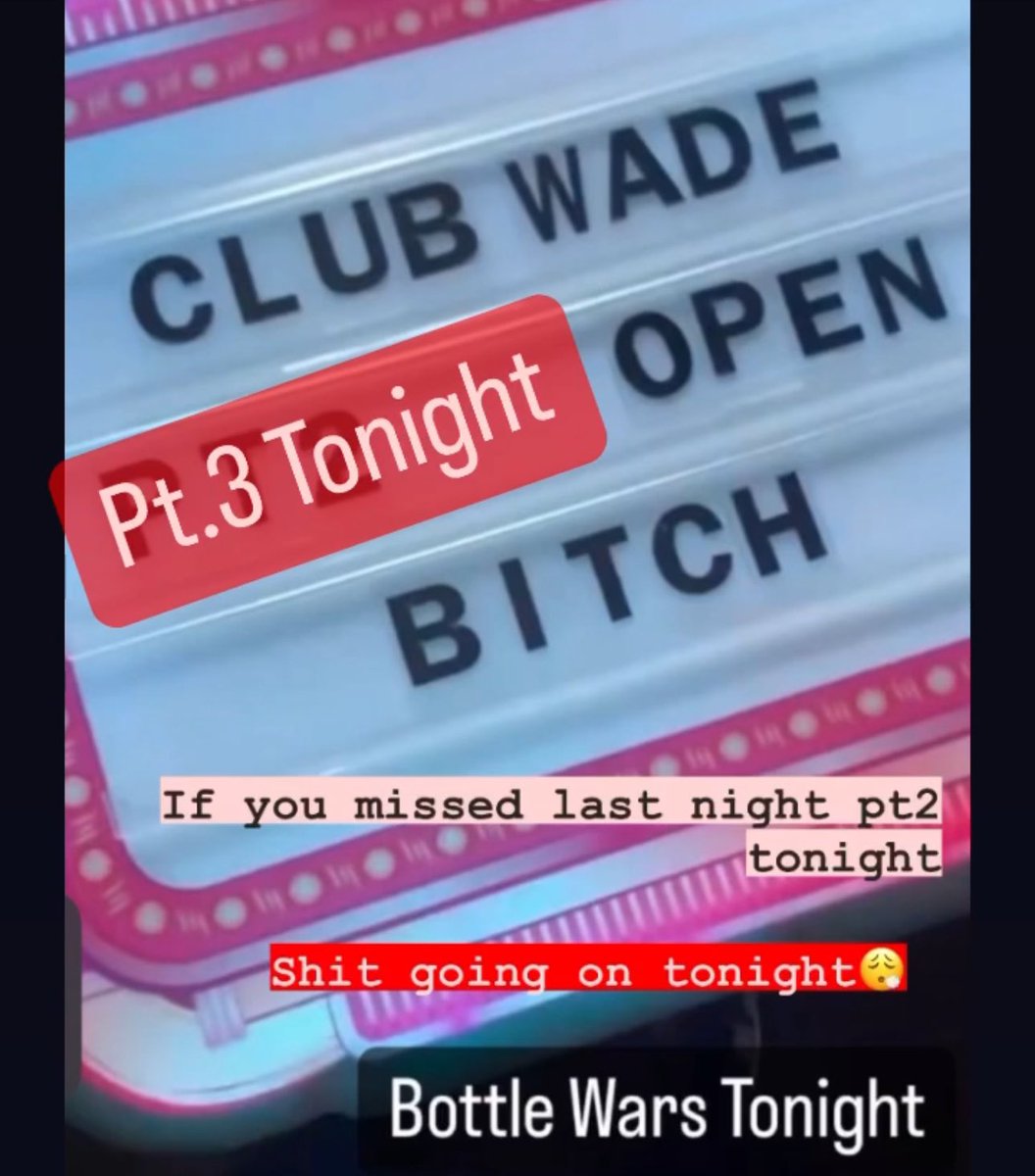 THUGLM3's tweet photo. One Last Night πβ#CLUBWADE https://t.co/4luzxt0a10