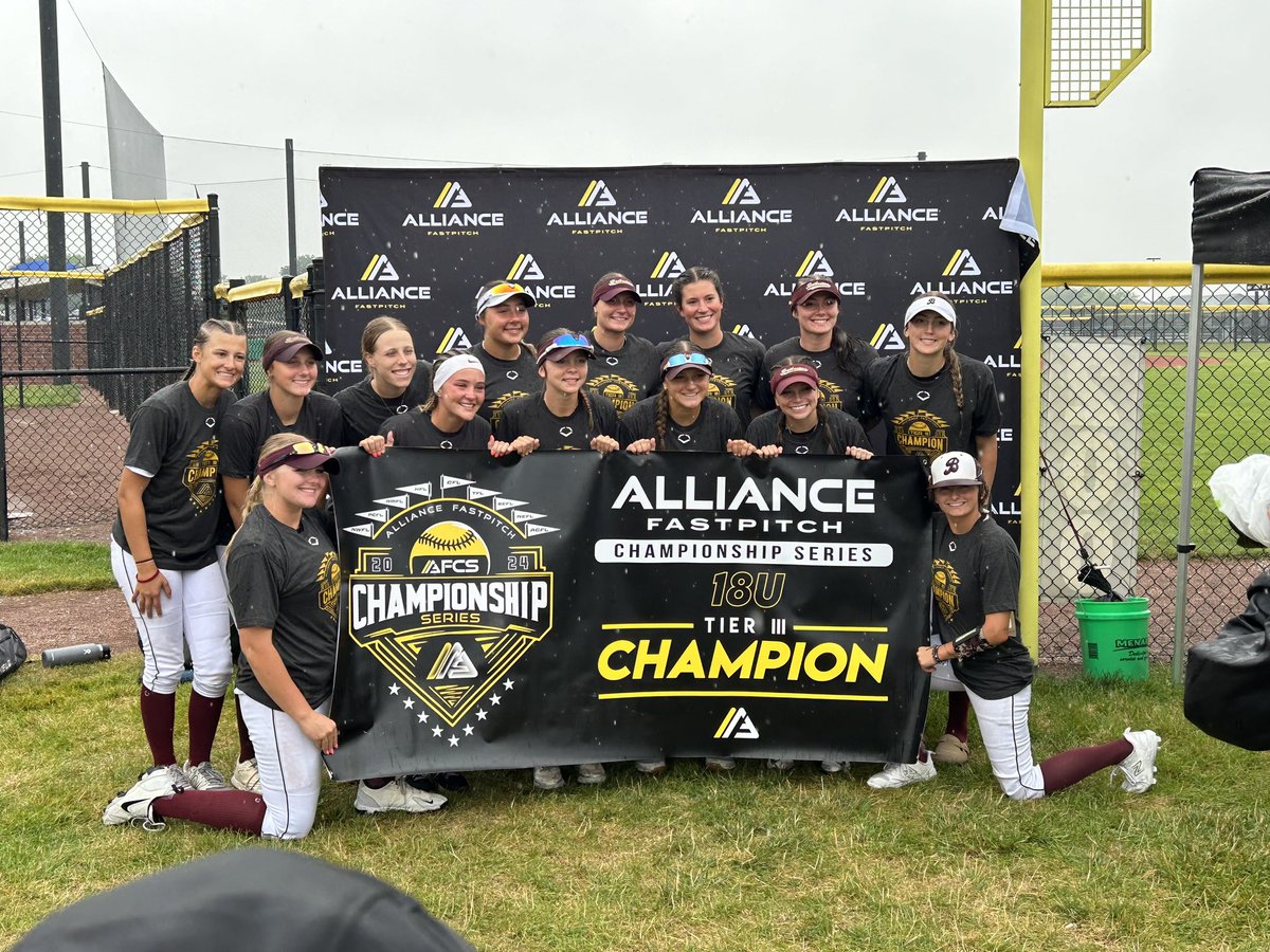 Alliance Tier III national champs! Thank you <a href="/18uSmith/">Batbusters 18U National Smith</a> for allowing me to be apart of this experience!