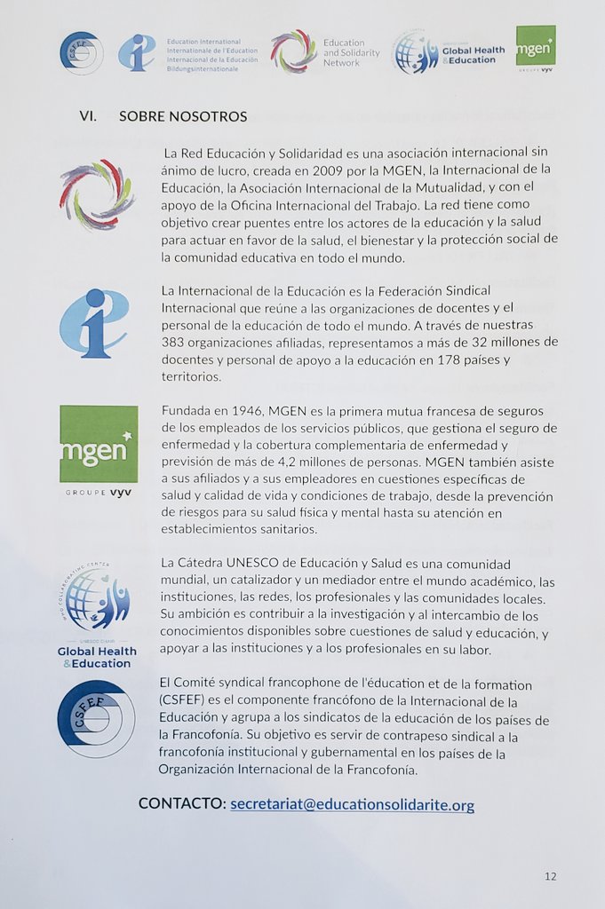 Martín Zemel (@martinzemel) on Twitter photo Excelente Encuentro de <a href="/Educ_solidarite/">Education & Solidarity Network</a>, <a href="/UNESCOchairGHE/">UNESCO Chair Global Health & Education</a> y <a href="/eduint/">Education International</a> sobre la #salud y #Bienestar del personal #docente.
Gracias por invitar a nuestra Oficina Regional para LATAM de <a href="/IUHPE/">IUHPE2025</a>
Felicitaciones a los organizadores, especialmente <a href="/didjourdan/">Didier Jourdan</a>
#uipesorla #heathpromotion Excelente Encuentro de <a href="/Educ_solidarite/">Education & Solidarity Network</a>, <a href="/UNESCOchairGHE/">UNESCO Chair Global Health & Education</a> y <a href="/eduint/">Education International</a> sobre la #salud y #Bienestar del personal #docente.
Gracias por invitar a nuestra Oficina Regional para LATAM de <a href="/IUHPE/">IUHPE2025</a>
Felicitaciones a los organizadores, especialmente <a href="/didjourdan/">Didier Jourdan</a>
#uipesorla #heathpromotion