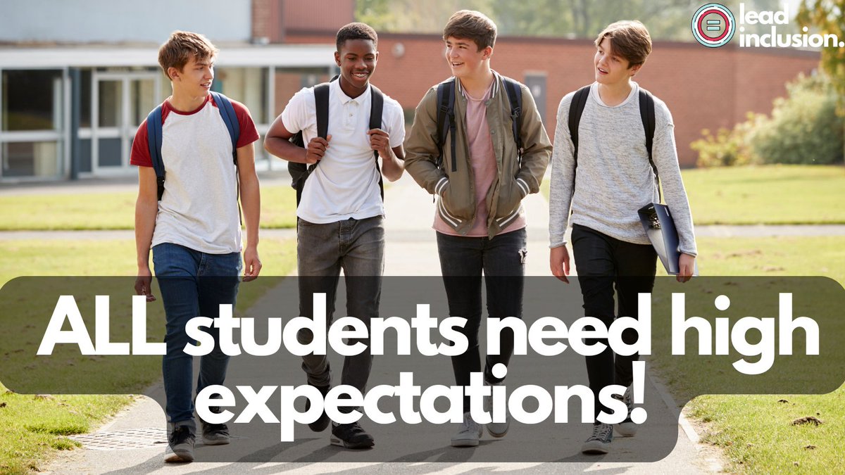 📈 Most learners with #IEPs do not require modified expectations; they need support, time, and sometimes #intervention. ALL #students need high expectations. #LeadInclusion #EdLeaders #Teachers #UDL #SBLchat #TG2Chat #TeacherTwitter