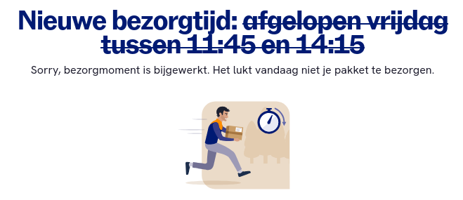 Niels_NL's tweet photo. @PostNL Nog steeds niets aan de hand? Helemaal prima? https://t.co/YhzNcuwGNk