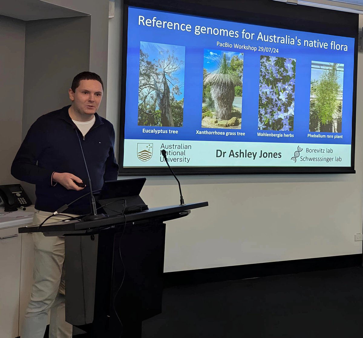 Ashley Jones (@dnawhisperer) on Twitter photo Fun times sharing our work on Australian native plant genomes and see so many interested. New science and new collaborations <a href="/PacBio/">PacBio</a> workshop with <a href="/ANUbiomolecular/">Biomolecular Resource Facility - ANU</a>. Thanks for pic <a href="/CCaroCO/">Caro Correa</a> Fun times sharing our work on Australian native plant genomes and see so many interested. New science and new collaborations <a href="/PacBio/">PacBio</a> workshop with <a href="/ANUbiomolecular/">Biomolecular Resource Facility - ANU</a>. Thanks for pic <a href="/CCaroCO/">Caro Correa</a>