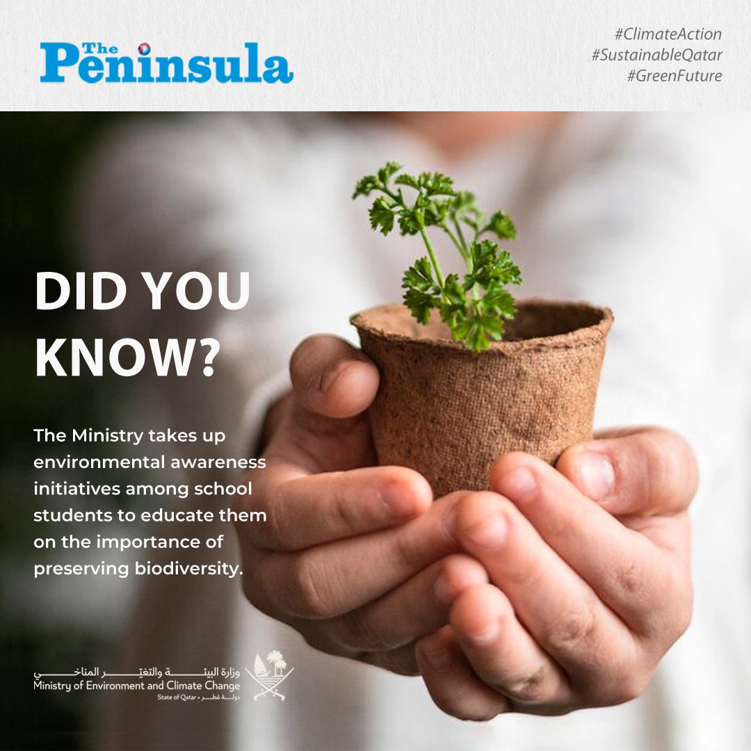 PeninsulaQatar's tweet photo. Discover the diverse ecosystems of Qatar and learn how we are working to safeguard them for future generations. 
@moecc_qatar

#Qatar #EcosystemConservation #NaturalHeritage https://t.co/6wskuPzqHX