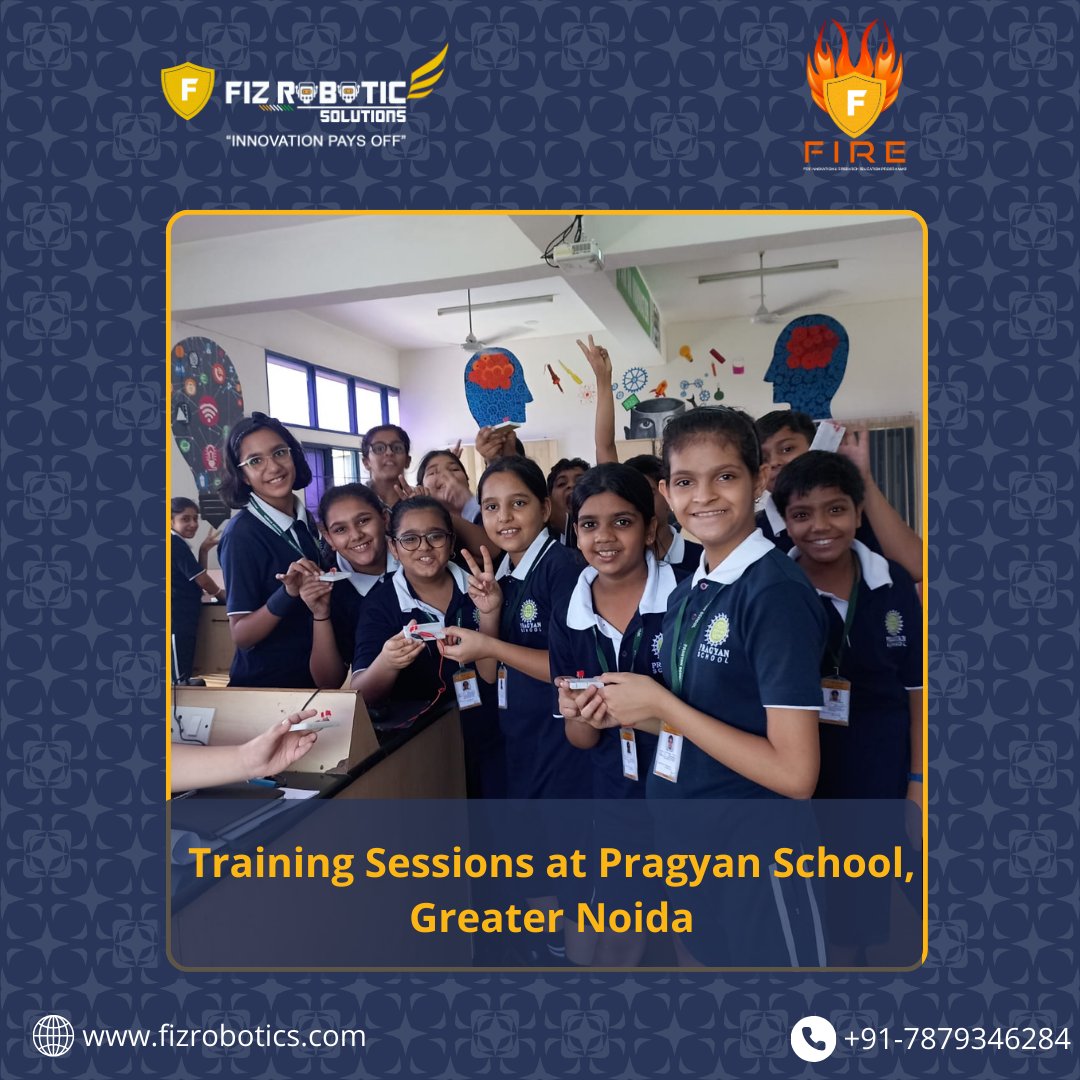 FIZ_Robotics's tweet image. We&apos;re thrilled to share the amazing work our students at PRAGYAN SCHOOL ,Greater Noida, are doing in the FIRE Robotics Lab.

The future is bright with such innovative thinkers leading the way! 🌟🔧

#RoboticsLab #PragyanSchool #STEMLearning #Innovators #TechSavvy #FutureLeaders