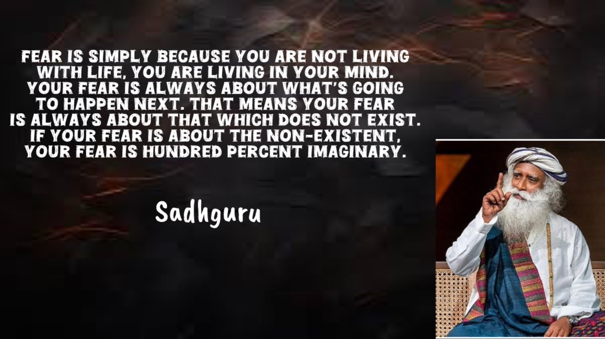 SoilShahnaz's tweet photo. “You need to learn to be in charge of your own mind, instead of allowing your mind to control you. Practicing yoga will help you recognize the distinction between you and your mind.”

#7StepsWithSadhguru

Learn more about #InnerEngineering yoga tools at: https://t.co/TpCrjy6MF1 https://t.co/a6iEqp7pE2