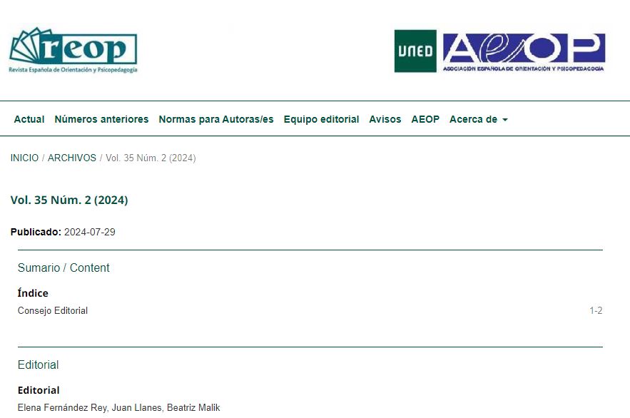 🎉¡Ya está disponible el último número de la <a href="/Revista_REOP/">Revista_REOP</a>! 📚Descubre los estudios y artículos más recientes sobre el campo de la orientación. No te lo pierdas 👉revistas.uned.es/index.php/reop…  #Orientación #Psicopedagogía #Educación #REOP