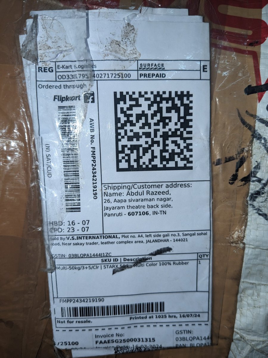 abdulrazeed3's tweet photo. @Flipkart what I ordered what I get totally different. I reach out your customer care they only say wait. How many days I want to wait?. I lost my hope from your side I wasted 5300rs

Order id:OD331795740271725100
Email ID: abdulrazeed97@gmail.com https://t.co/dwlYCcCOst