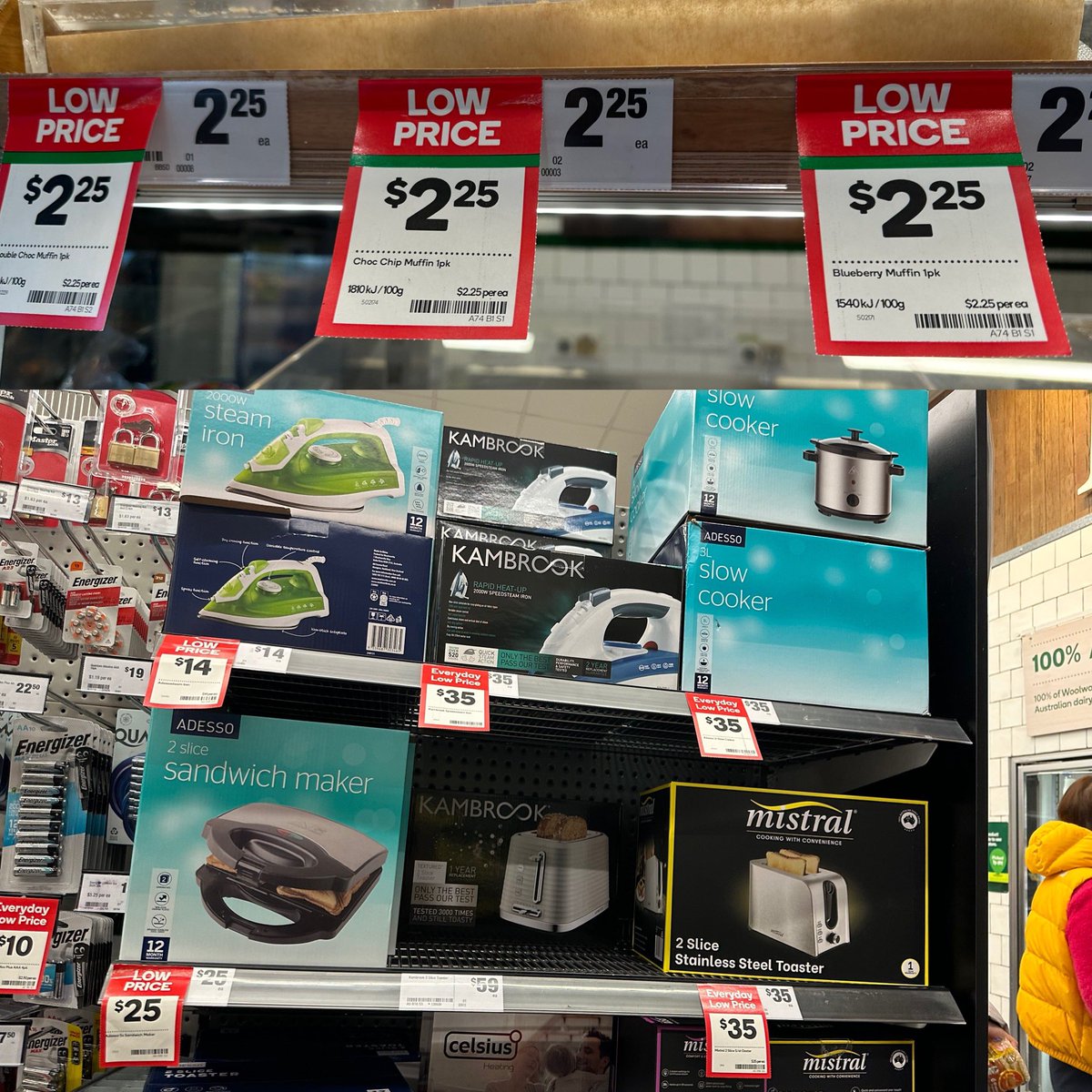 Bondirocks's tweet photo. @woolworths  - low price where can i find ? In store of zetland

Robbery each day for labelling low price when prices are the same.
#woolworthsau #lowpricesfraud https://t.co/oFGzVRV52M