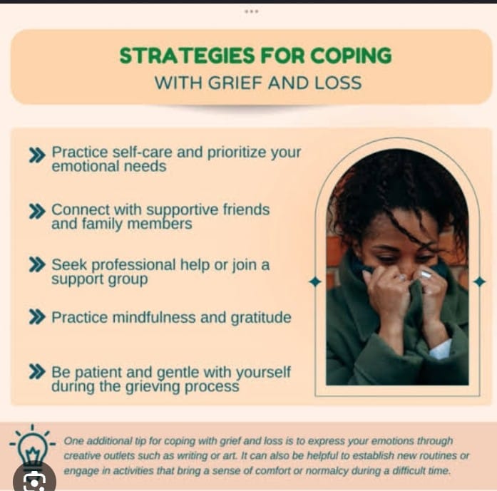 SERENITYREHABKE's tweet photo. 📷Effective strategies for coping with grief: self-care, support networks, professional help, mindfulness, patience, and creative expression.
#healthygrieving
#greifandloss
#RecoveryIsReal
#serenityhomesrehab https://t.co/LTl4utNyAz