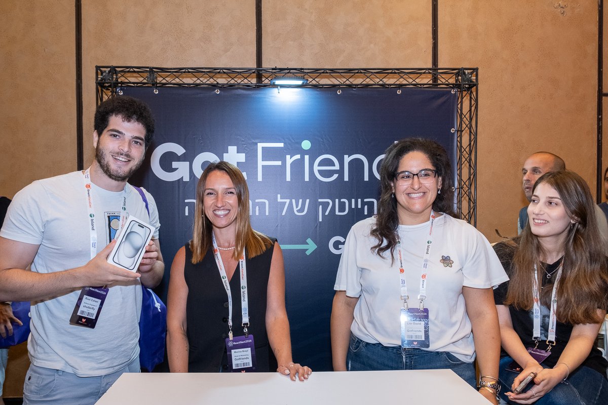 ReactNext's tweet photo. We would like to thank one more time to our amazing sponsors @GotfriendsC for supporting #ReactNext24!
Check them out at https://t.co/DcPfSXSg6U https://t.co/Dl80LueEuX