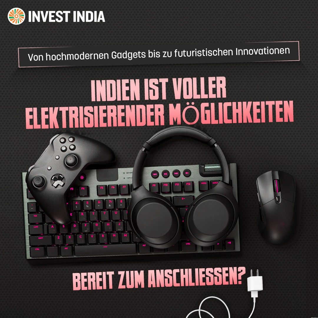Nutzen Sie die Macht der Spitzentechnologien mit dem #ESDM-Sektor von #NeuesIndien. Mit einem 155 Milliarden USD schweren Elektronikmarkt sind die Möglichkeiten für Innovation und Wachstum grenzenlos!

Bereit für Innovation? bit.ly/II-Electronics

#InvestierenInIndien