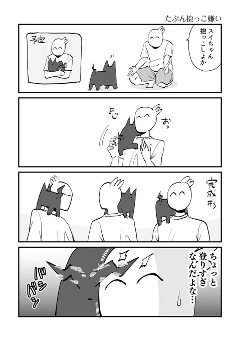 たぶん抱っこ嫌い #秀さんちのゆるねこ日記 