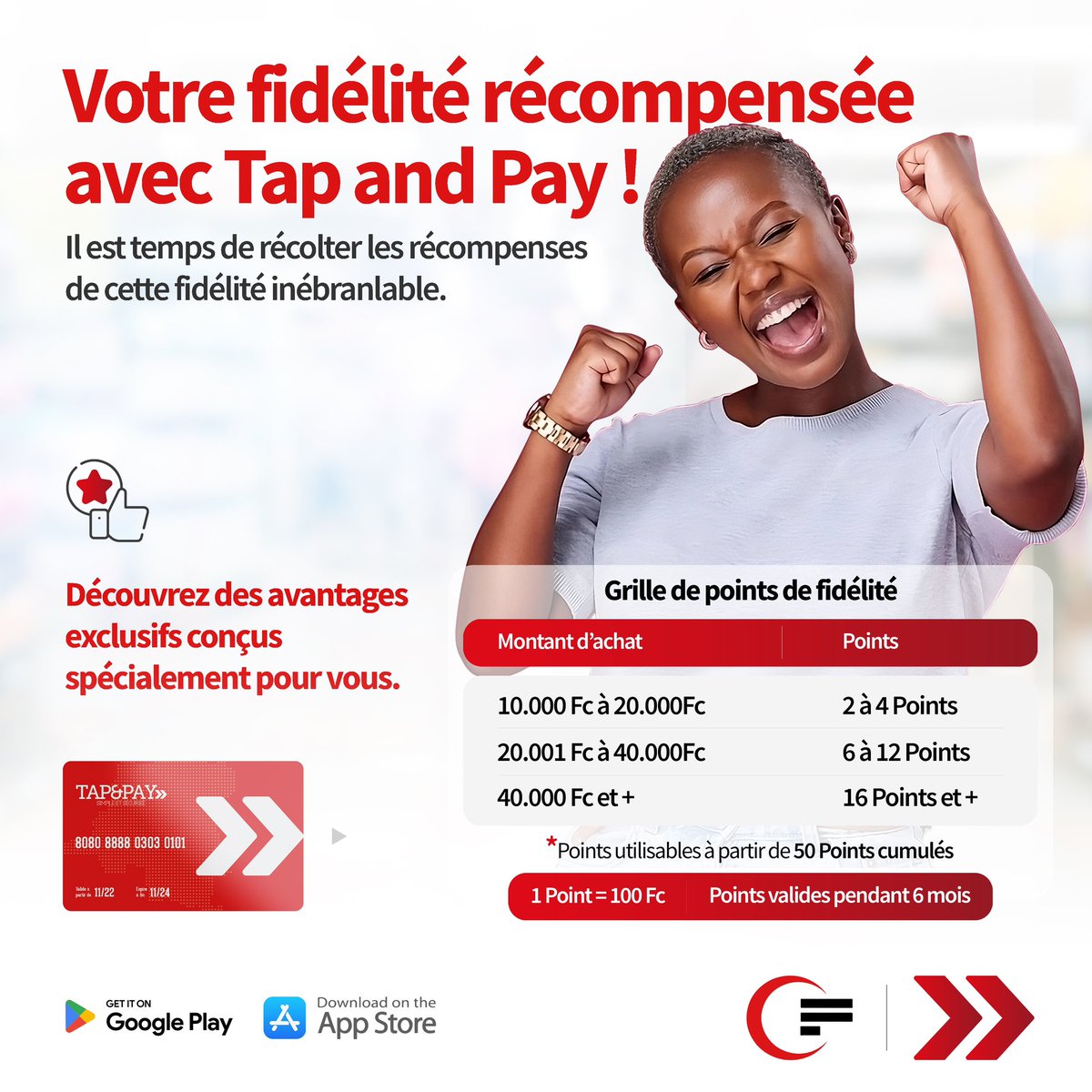 FaysalCompany's tweet photo. Découvrez comment nous célébrons votre confiance avec des avantages exclusifs conçus spécialement pour vous.
👉 Votre fidélité récompensée avec @TapandPayapp : https://t.co/4AYKlt7OOz
#FaysalCompany #Fintech #TapandPay #ThinkCashless #FidélitéRécompensée #ClientVIP https://t.co/8CnTdOFMjc