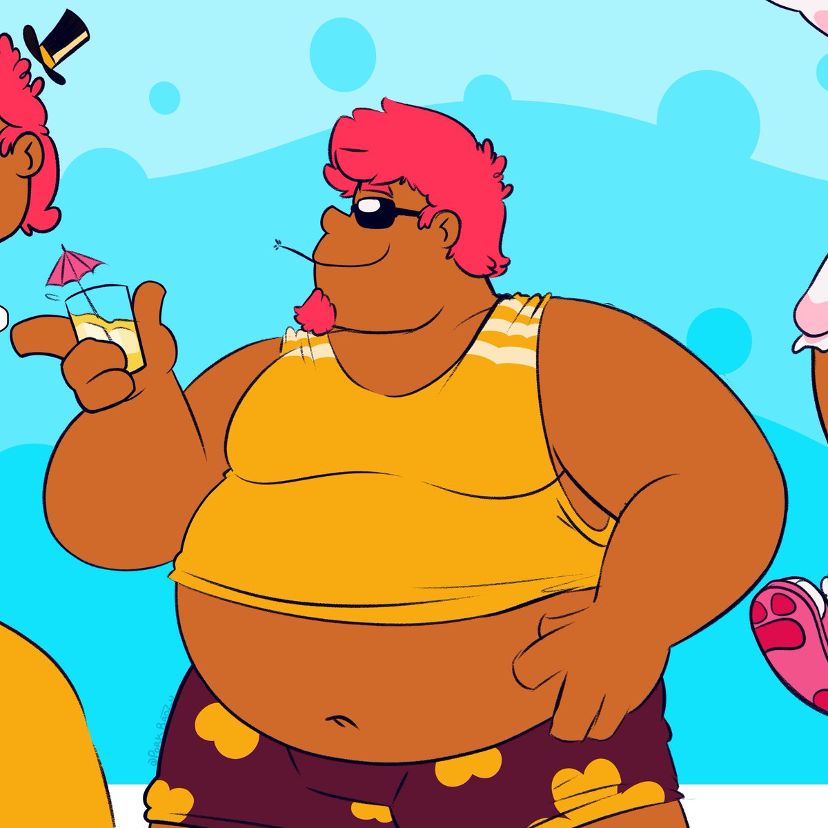 Funny thing about Mach is he knows he's attractive and uses this info to get his way. He'll even dresses a certain way to boost those feelings. ( Like, wearing nothing but underwear and a tank-top ) This type of behavior only last for about 2 years when arriving on Earth.