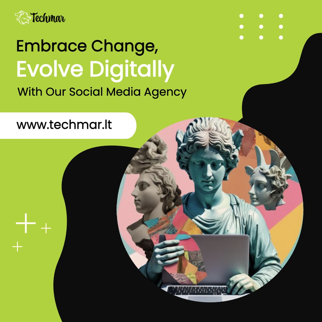 techmar_lt's tweet image. Elevate your brand! Embrace change, evolve digitally with our reliable Social Media Agency. Leap forward, stay ahead! More Info techmar.lt #DigitalEvolution #BrandElevation