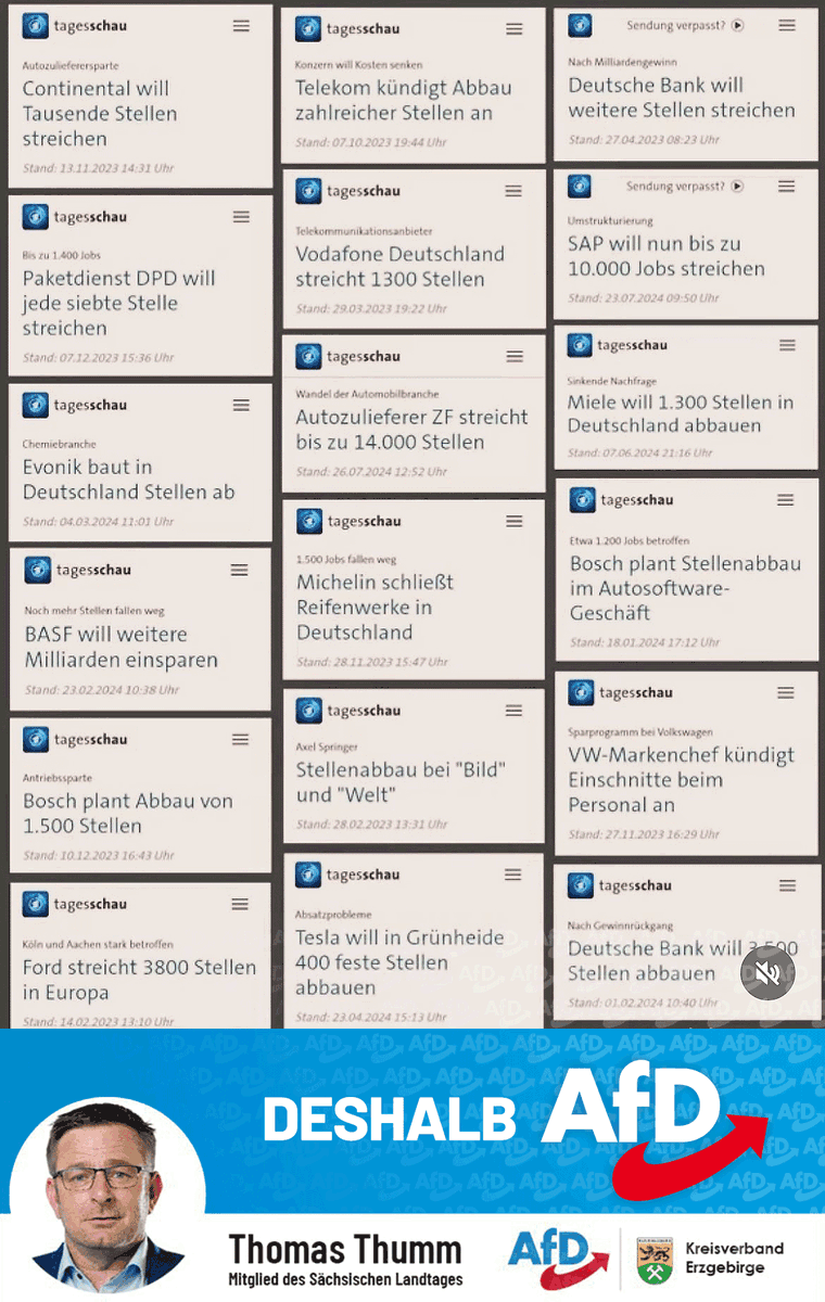 +++ Sie wollen "#Sachsen, aber normal!"? +++

Dann beide Stimmen am 1. September für die #AfD! 💙

Glück auf!
Ihr Thomas #Thumm
Ihr Direktkandidat im WK14 #Erzgebirge 3