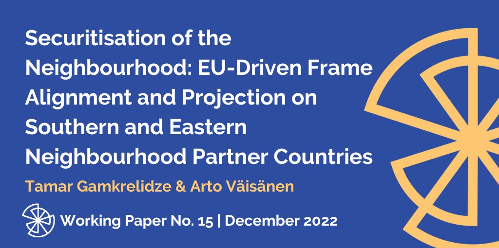 ENGAGE (@engage_europe) on Twitter photo In the twenty years since its launch, the European Neighborhood Policy has seen a lot of conceptual changes affecting its framework.
Our experts Tamar Gamkrelidze and <a href="/ArtoVaisanen1/">Arto Väisänen</a>
analyze how the 🇪🇺 has discursively framed the ENP since 2003 👇
engage-eu.eu/wp15 In the twenty years since its launch, the European Neighborhood Policy has seen a lot of conceptual changes affecting its framework.
Our experts Tamar Gamkrelidze and <a href="/ArtoVaisanen1/">Arto Väisänen</a>
analyze how the 🇪🇺 has discursively framed the ENP since 2003 👇
engage-eu.eu/wp15