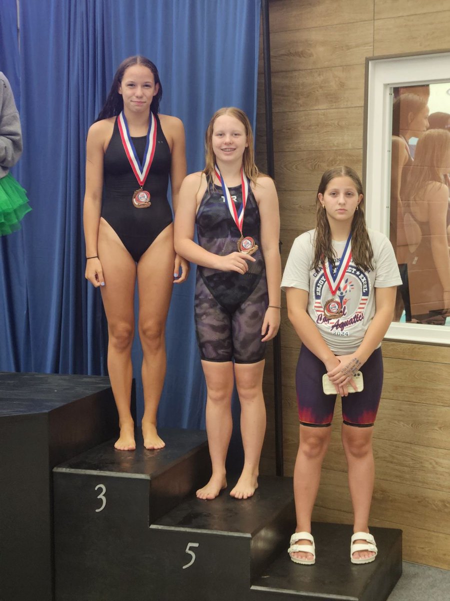 bvilledolphins's tweet photo. Sarah Claire 3rd, 200 fly. Elsie 5th 200 fly. #FinsUp https://t.co/mU0WvLQBGn