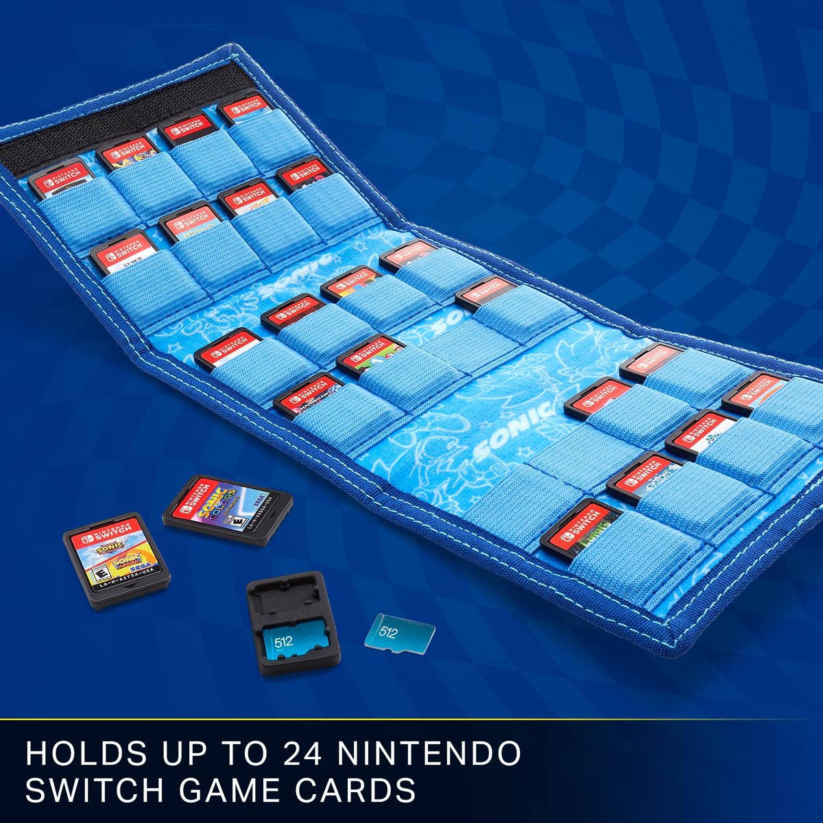 Wario64's tweet photo. Sonic - PowerA TriFold Game Card Holder for Nintendo Switch is $7.80 on Amazon https://t.co/byelHzbf2N #ad https://t.co/6trAe4dfjs