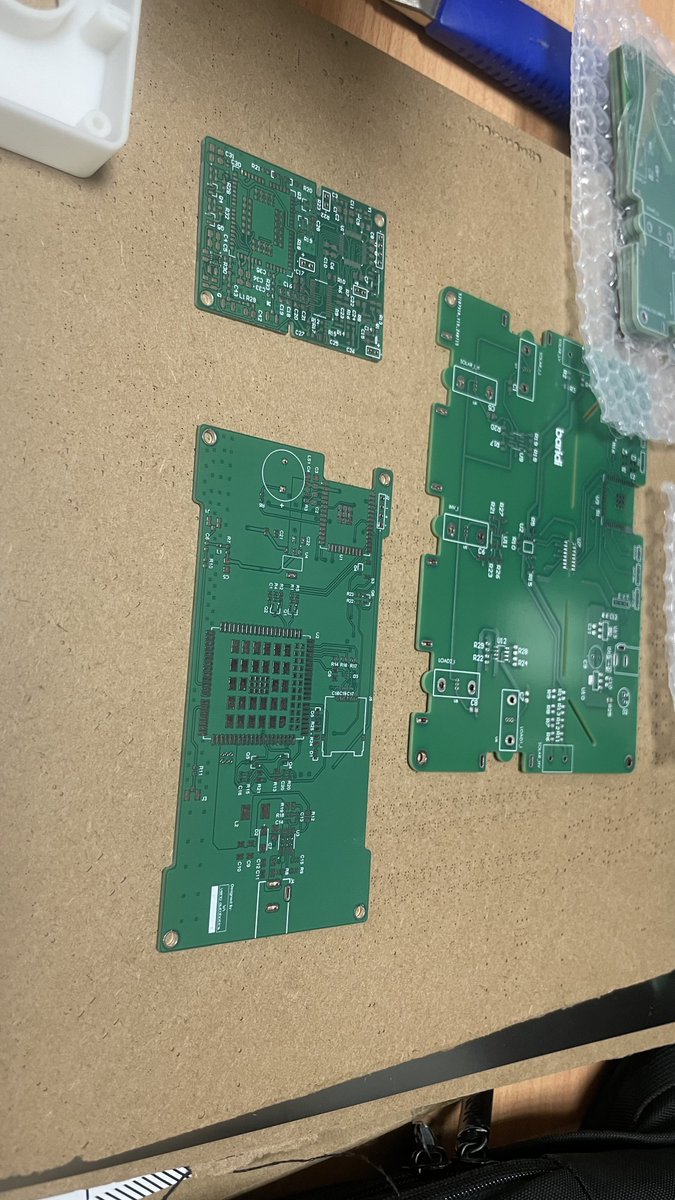 VkBoit's tweet photo. PCBs are here! 
Time to assemble! https://t.co/FEsI0bVh2l