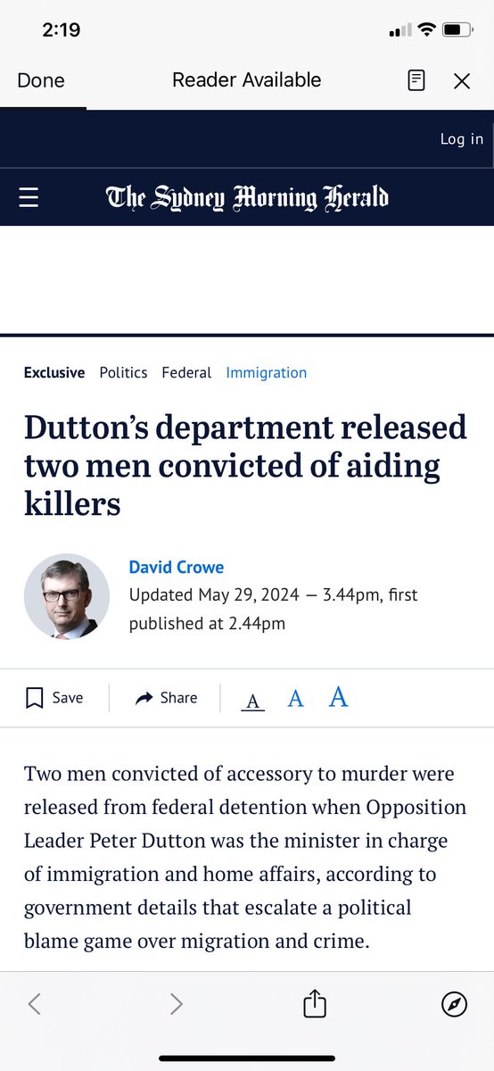 DigbyMiss's tweet photo. Peter Dutton released criminals #ResignDutton https://t.co/8NRrTOatf4