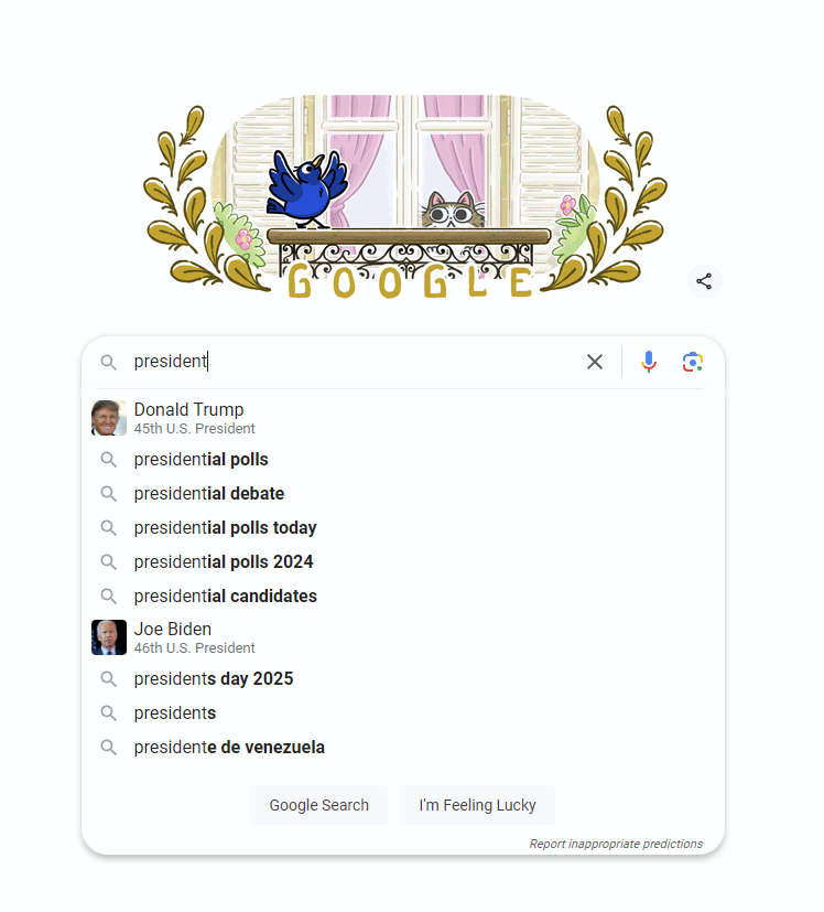JohnnySandaire's tweet photo. @elonmusk I conducted a similar search.  I only had to enter President and here is what came back for me. https://t.co/cyA8GHXCfB