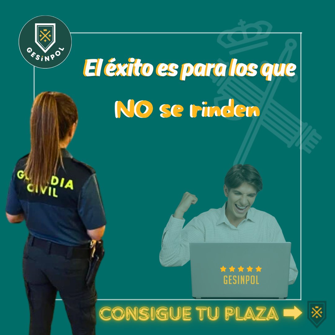Academia Oposiciones Guardia Civil Gesinpol tweet media