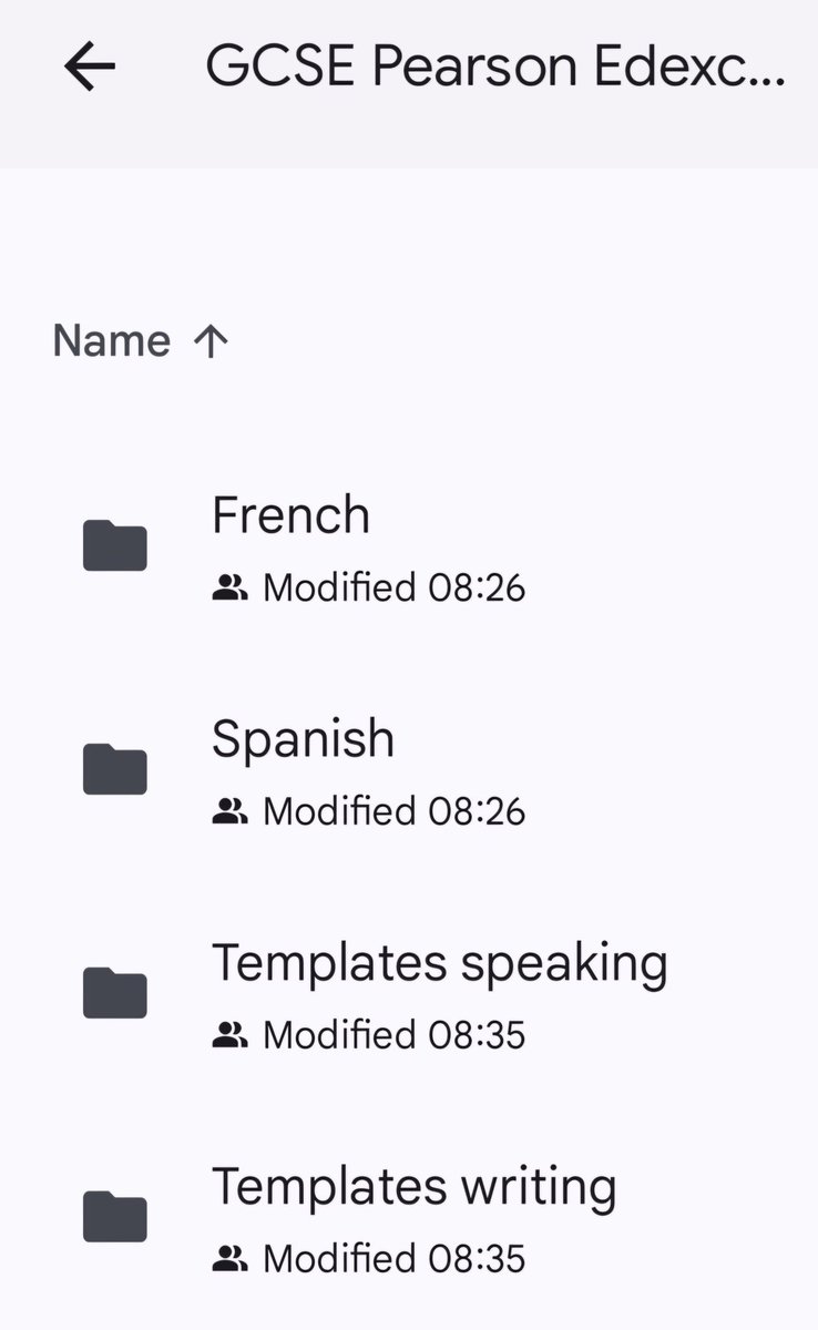 Aurélie (@aurelie_lth) on Twitter photo Morning all! I have created a GCSE Pearson Edexcel folder on my drive where I have saved the key vocab (F & H list next to each other, as I find it easier for comparison and preparing SBs) and templates for Qriting (influenced by <a href="/TeacheryDiaz/">Elena Díaz FCCT</a>) and Speaking. Morning all! I have created a GCSE Pearson Edexcel folder on my drive where I have saved the key vocab (F & H list next to each other, as I find it easier for comparison and preparing SBs) and templates for Qriting (influenced by <a href="/TeacheryDiaz/">Elena Díaz FCCT</a>) and Speaking.
