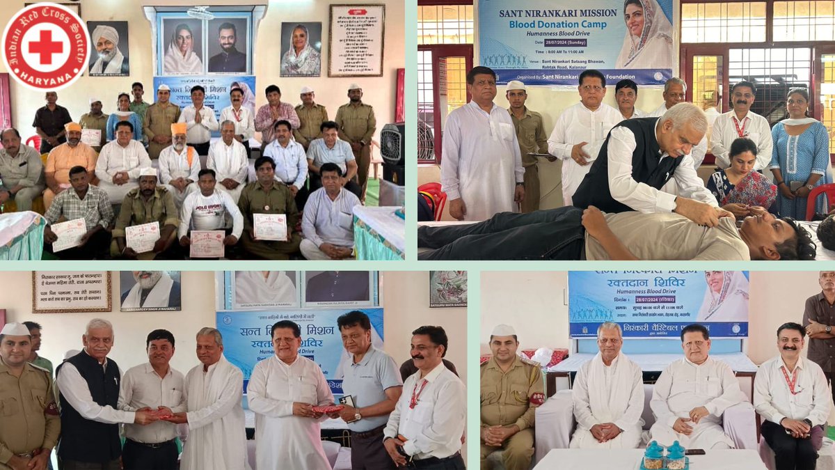 RedHaryana's tweet photo. BLOOD DONATION CAMP AT KALANAUR.
#IndianRedCrossSociety #28thJuly #ircsharyana #RedCrossYouth #redcrossharyana #Kalanaur #kalanaurharyana #blooddonation #BloodDonationCamp #BloodCamp #BloodDonationDrive #Raktdaan #raktdaanmahadaan #haryana #HaryanaNews #news #ViralNewsUpdate https://t.co/7Y96tesvsP