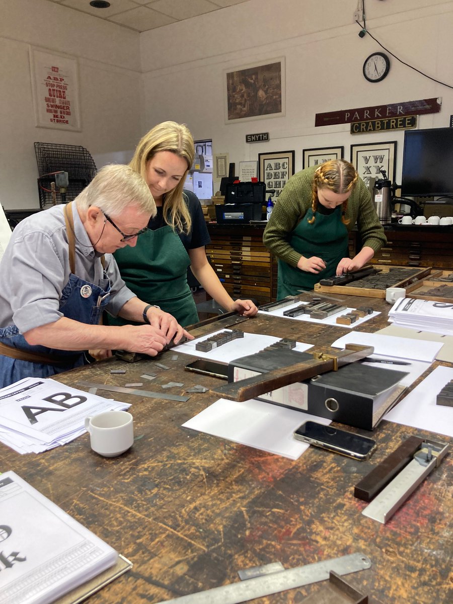 stbridefdn's tweet photo. There are still a couple of spaces available on our August Letterpress Summer School!
Learn from our experienced printers, who have worked in the print trade including on the legendary Fleet Street.
π 20-22 August
π https://t.co/Cyehb1MjRZ
#PrintWorkshop #Letterpress https://t.co/Nngh7NwjIW