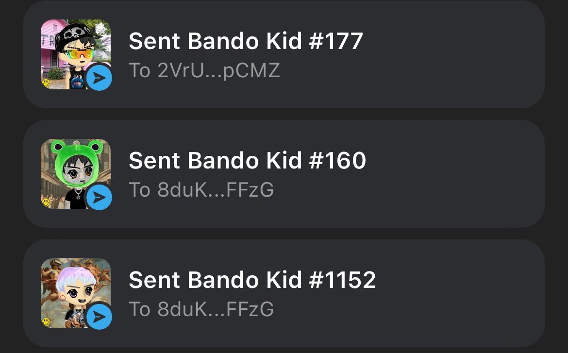 BANDOS FOR WINNERS AND SWIPPERS STARING TO SEND OUT !! 

🫠🫵

BWO 

GN MOFOKAS SEE YALL IN A FEW