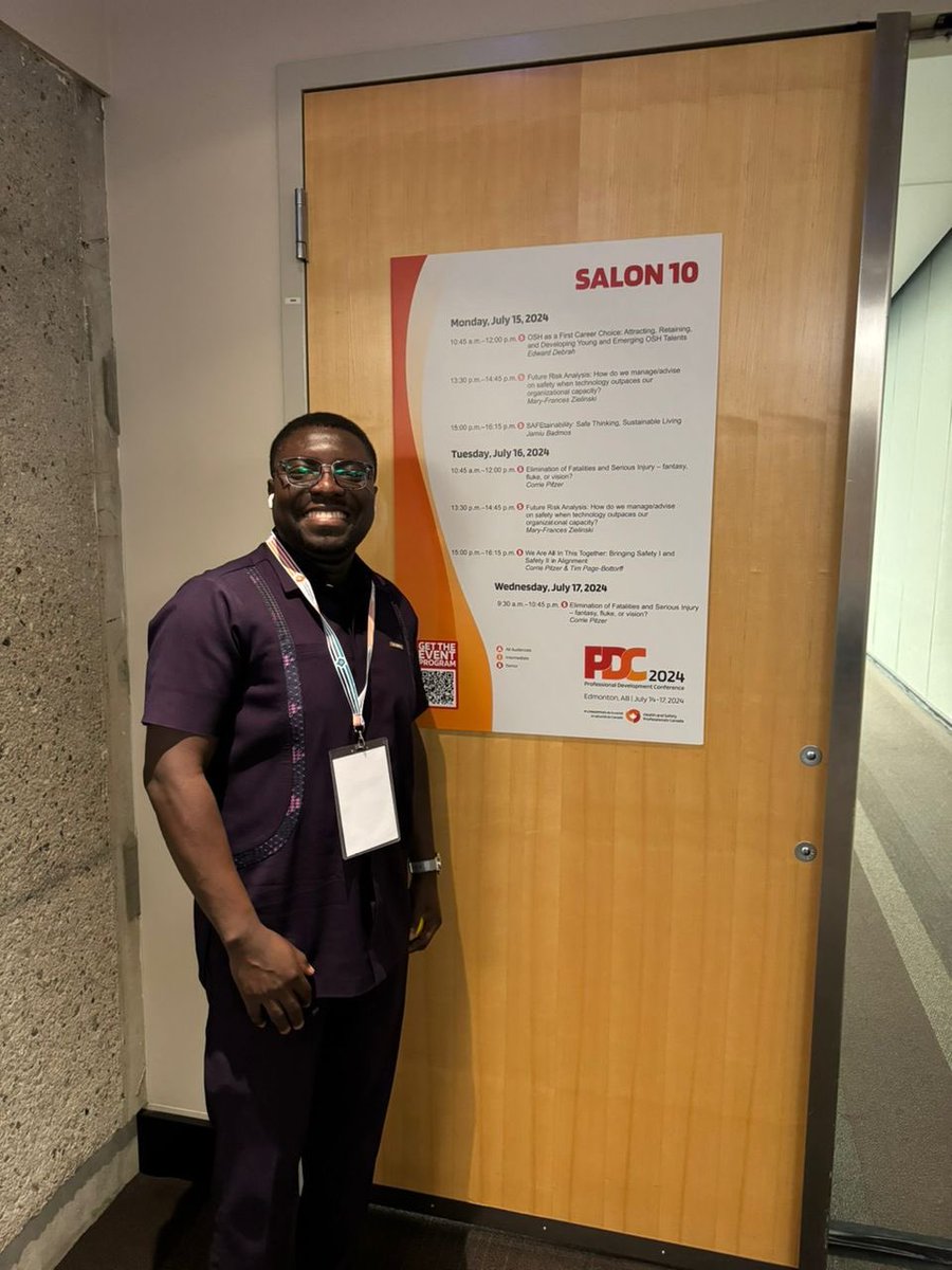 tspfofficial's tweet image. A look into Day 1 of HSPC #PDC2024 saw
@theeddiedebs, sharing insights on elevating Occupational Safety and Health (OSH) as a prime career choice. Here are the main points:

* Boosting safety improves business outcomes and benefits communities.