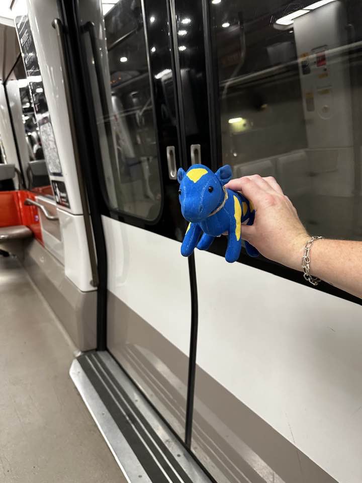 Storefirst_UK's tweet photo. Our little Bluebell is living la vie en rose at the #Paris2024  Olympics this week! 🐮✨ Something of an award winner herself, she's hoping for some bronze, silver and gold's for Team GB and milking every moment of it! 🥇🐄😄 https://t.co/ZdZkglIVBg