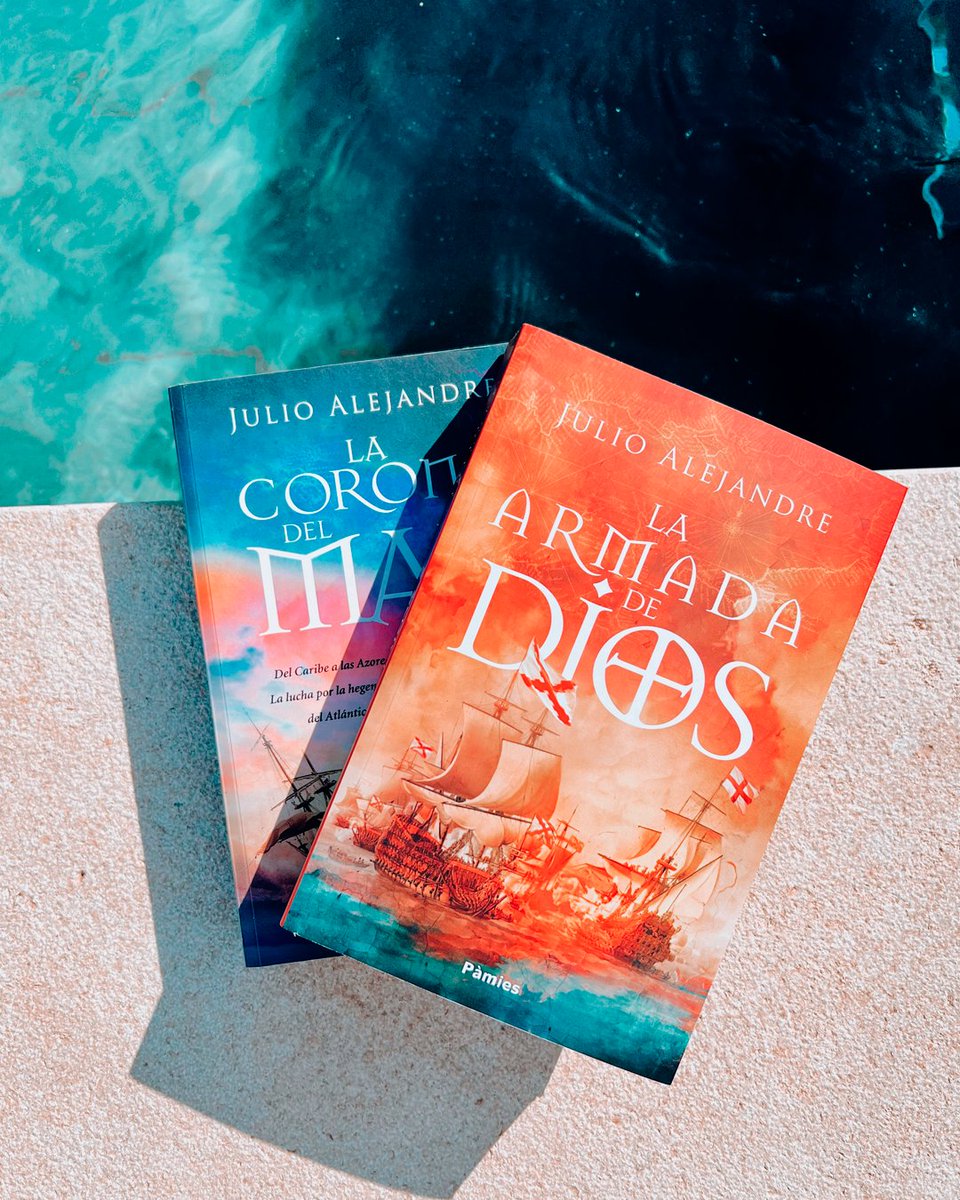 EdicionesPamies's tweet photo. ¿Verano perfecto para leer sobre marineros, piratas y guerras navales? 🌊📚

"La corona del mar" ⚔️ y "La armada de Dios" ⛵ de @JAC_alejandre son lo que buscas. Aventuras, amores y traiciones en alta mar. ¿Te animas? 🌍❤️ https://t.co/rC9KbUbx9D