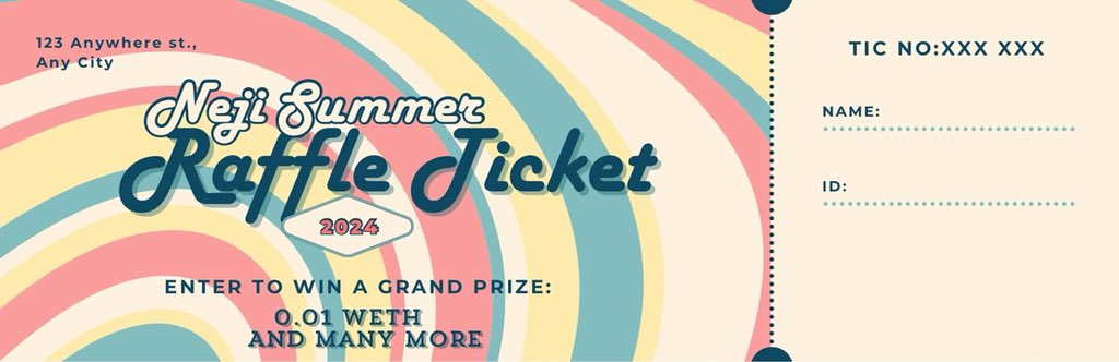 Neji summer raffle tickets 🎟️ 

Drawing after sold 10 tickets 
We already have our 4 tickets holders: 

🎫 <a href="/slk0880/">Steph Lily 💜</a> 
🎫 <a href="/morvixity/">Morvixity</a> 
🎫 <a href="/NeilFra5er/">Coachy</a> 
🎫 <a href="/NFTaula/">NFTaula.io</a> 

So 6 tickets left 
Hurry up take yours 

Entry:
Buy any neji from “the neji” collection 
1 purchases = 1 tickets 🎫