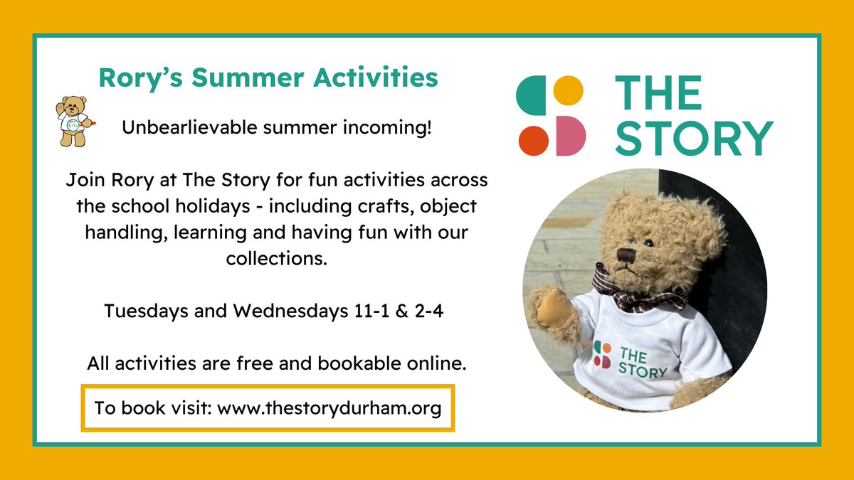 Join Rory this week to explore maps, flags and medals from our collections as we discover County Durham's links with the rest of the world. thestorydurham.org/whats-on/rorys…