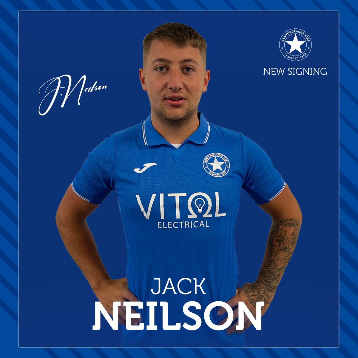 We are delighted to confirm the signing of 22 year old striker Jack Neilson.

Paul Milligan  “I have been aware of Jack for some time, having watched him in action for both Haddington Athletic and Easthouses Lily. Jack has worked hard and impressed during preseason, and will