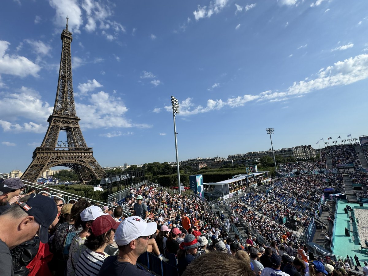 Es gibt definitiv schlechtere Stadien. 
#Olympics #Paris2024