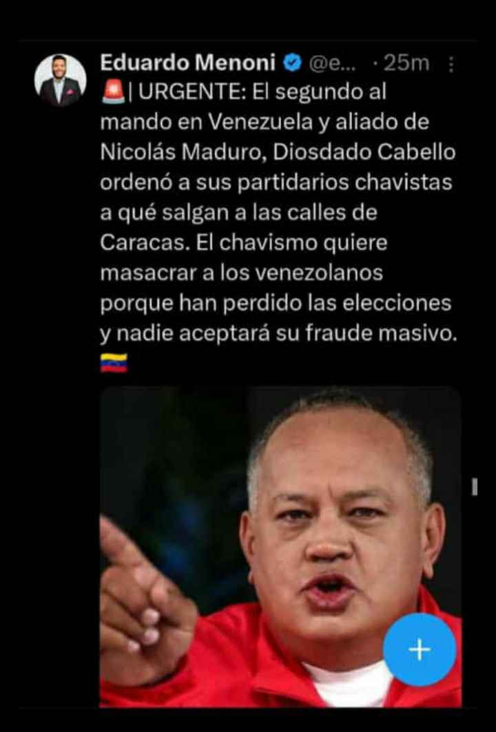 DEa_240's tweet photo. I HATE YOU MADURO!!!! WHY YOU ARE ONE FUCKING ASSHOLE?!! STUPID BITCH!!!

I don't want the person who has made me the happiest in everything this time... the one who was like a second mother to me... to suffer the same fate... ... ...

Pls.... Not again.... https://t.co/NJZtNmg8cg