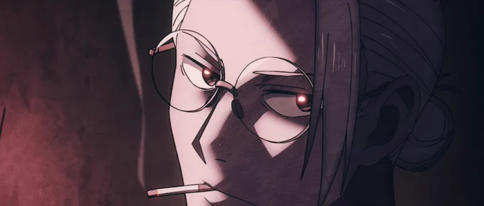 im enjoying this trend of characters with big round glasses  