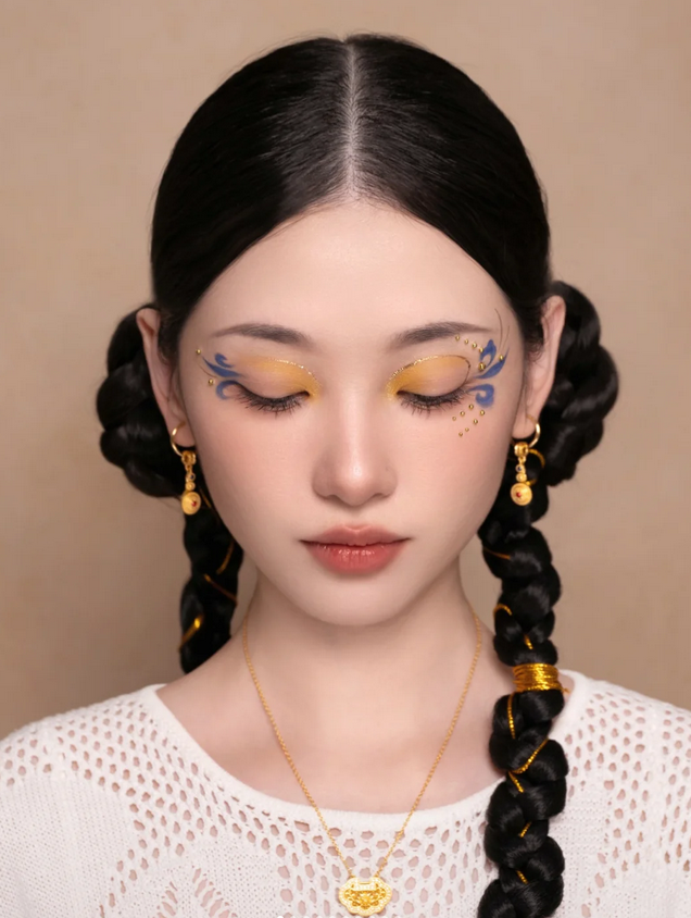 ch12348217630's tweet photo. Chinese traditional pattern anthropomorphic makeup/Gold wishful wrapped branch grain
#Makeup #Fashion #Design #China #Nationalstyle #Pop
#WWERaw #Rhea #Summerslam #GenX #Loomer #MountainDew #BritHume #Brat #LeBronJames
#WinWithBlackMen
#Gagcity #canucks #LCDLF4 #AmberRose https://t.co/SQRmsyKIQp