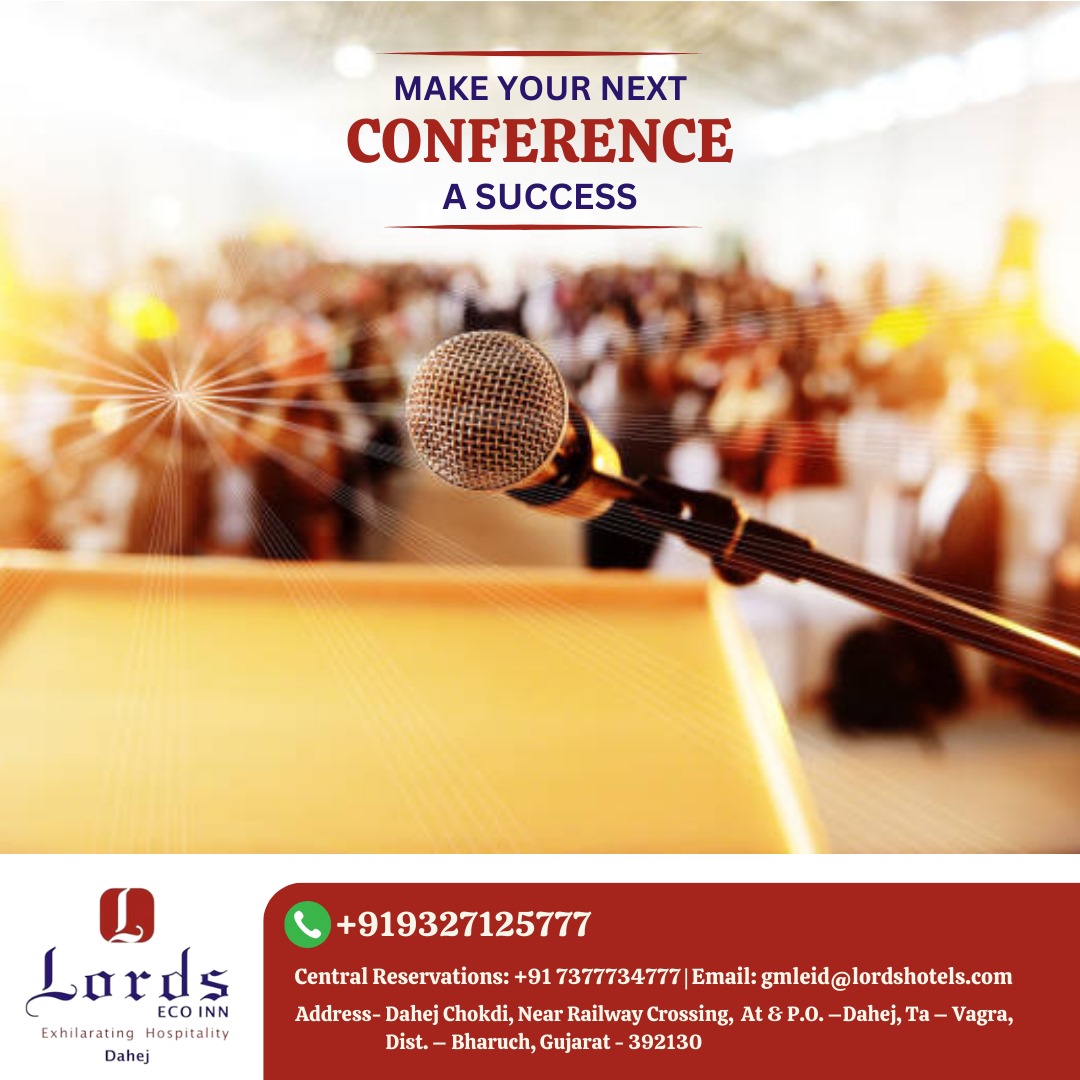 EcoDahej's tweet image. Experience the magic of a successful conference in Dahej at Lords Eco Inn Dahej. 

Our stunning venue and affordable packages will make your event unforgettable.

#LordsHotels #LordsEcoInn_Dahej  #ConferenceMagic #Dahej #conferenceroom #boardroom #meetingspace #meetingroom