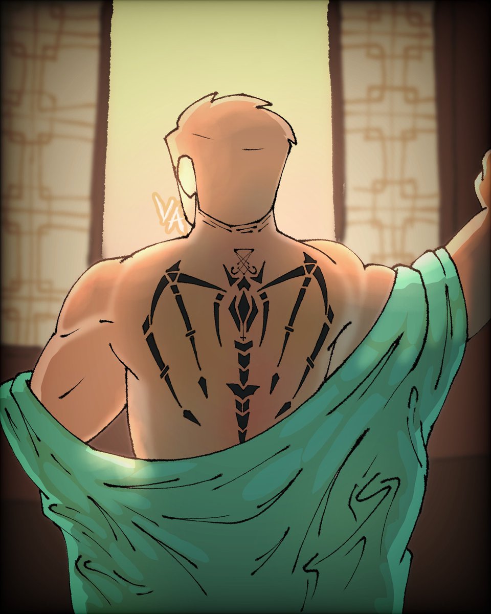VrenzAlicorr's tweet photo. Shinzō: Arggh..  another nother day ahead... *Grandpa Came in* As i always told you grangran i wont join your gang...🕵️‍♂️🕴️

*Morning Shine Tats Shall Be Shown*
#VAarts #Drawing #Art #ibispaint #trend #oc #originalcharcter #ShinzōOc https://t.co/QNyQPjIjSJ