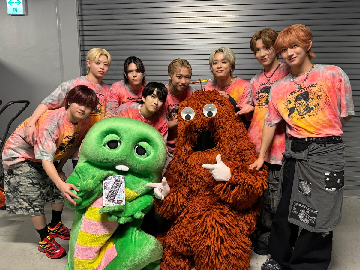 s**t kingz Fes 2024 ももたろう」 ご一緒させていただいたガチャピン